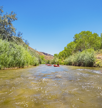 Zion Tubing Virgin River 